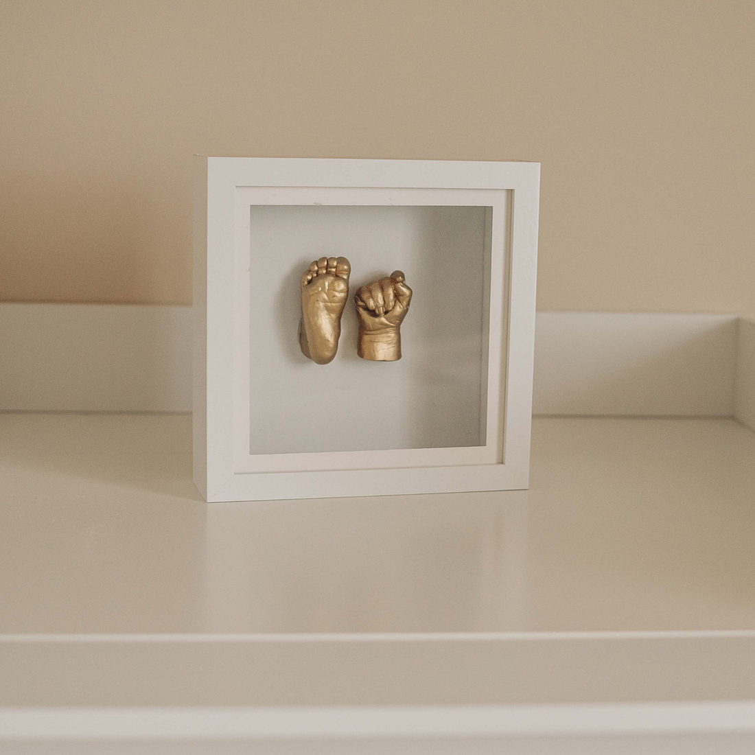 DIY 3D Baby Keepsake Kit + Clay Handprint Ornament – Memory Gift Bundle