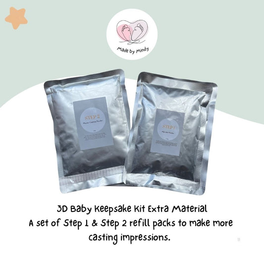 3D Baby Casting Kit Material Refills | Made by Mindy