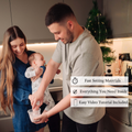 Parents using Made by Mindy baby casting kit at home with baby – easy step-by-step video tutorial and safe materials