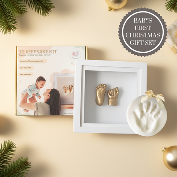 DIY 3D Keepsake Kit + Christmas Clay Ornament – Gifting Bundle